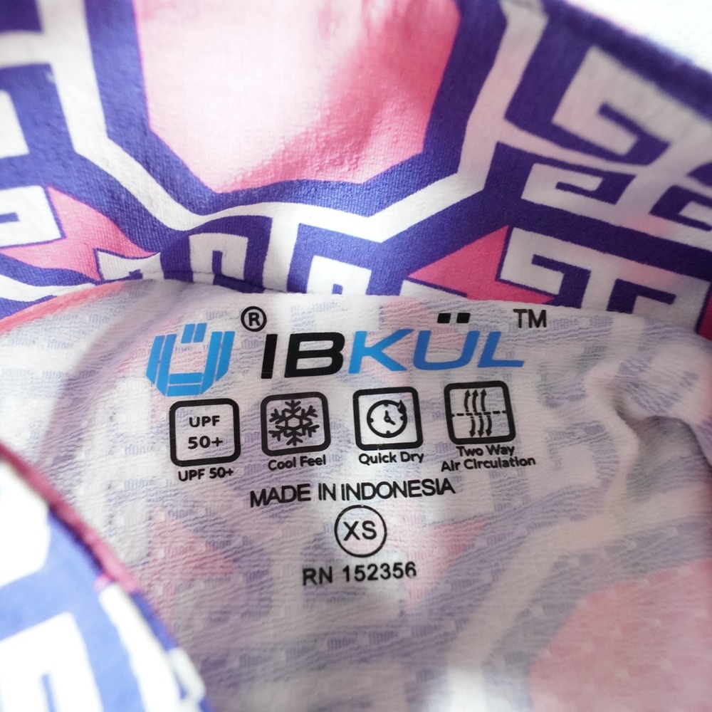 Ibkul 1/4 Zip Pullover Shirt Womens XS Geometric Outdoor Golf UPF50 Vented - Picture 3 of 12